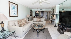 Smart TV, DVD player, stereo - D1202 Top Floor, Unobstructed Gulf View, 3 Pools * Fantastic Fall Rates! (Panama City Beach)