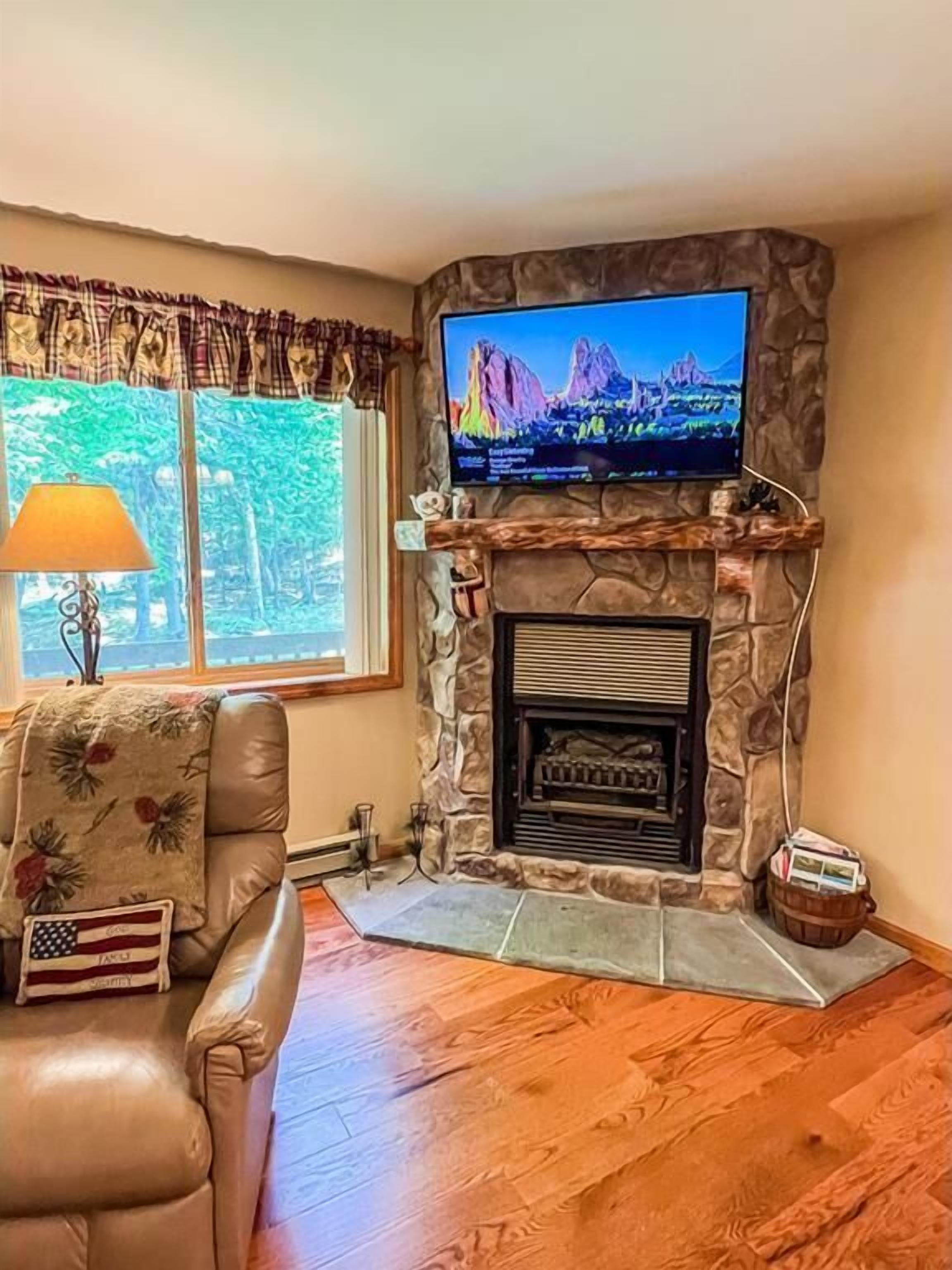 Fireplace, table tennis