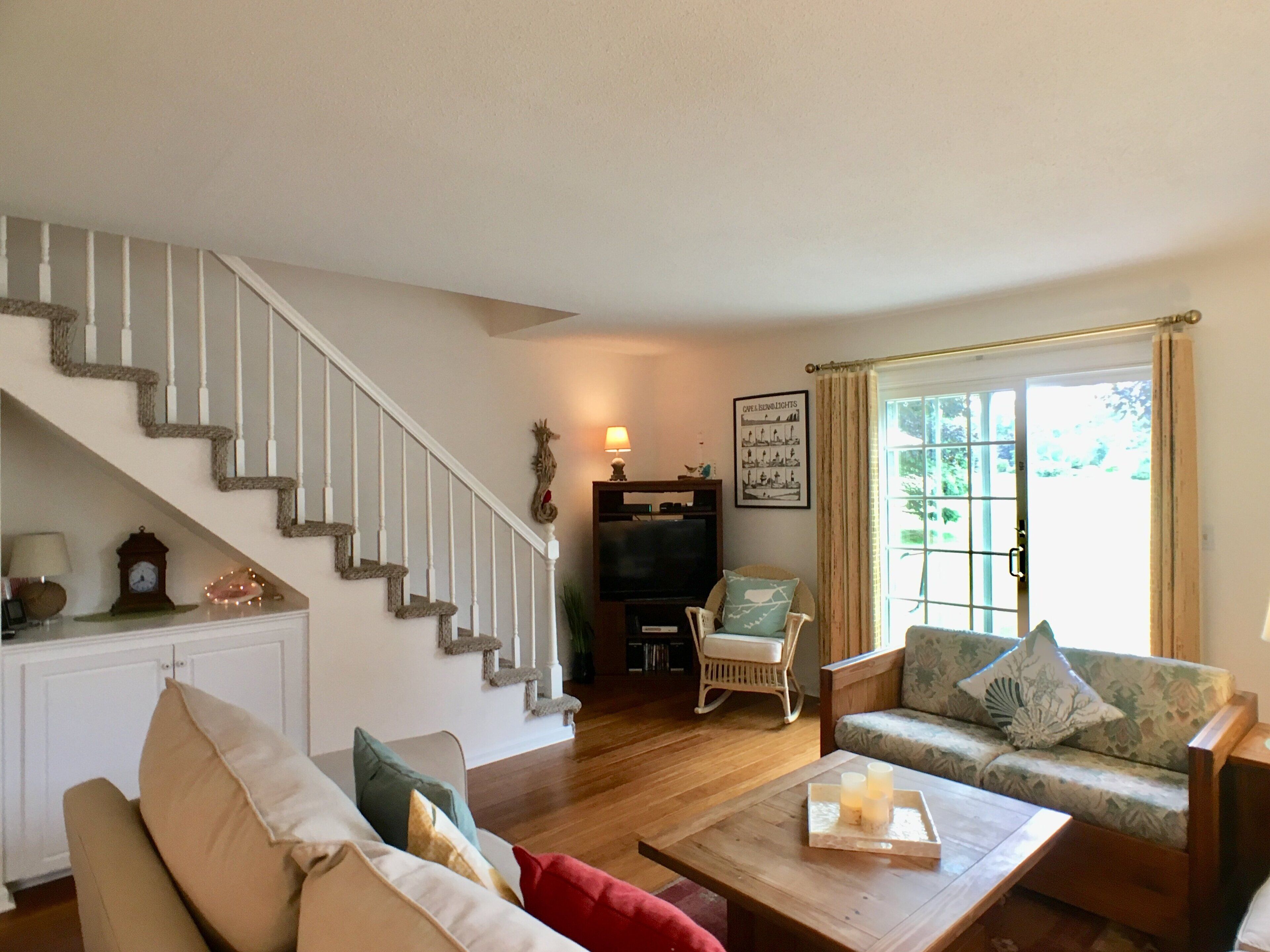 Unique patio home that offers a private bedroom plus a den and a half bath on the second floor.