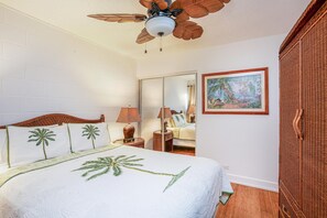 1 bedroom, iron/ironing board, travel crib, free WiFi