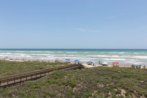 En la playa 