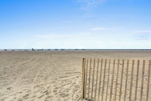 On the beach