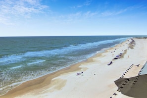 On the beach