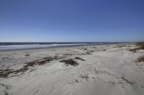 En la playa 