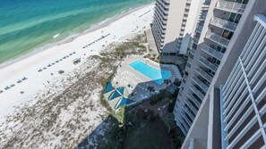 Exterior - E1706 Gulf Front View, 3 Pools, Gated Condo (Panama City)