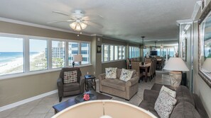 Smart TV, DVD player, stereo, offices