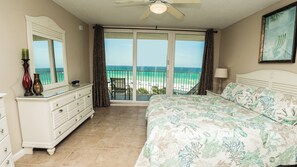 2 bedrooms, Internet, bed sheets - B501-Two Balconies-Gulf front- 3 pools- New Pickle ball Court-Private Parking space. (Panama City)