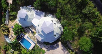 Villa Cupola Is An Exquisitely Designed 5 B/R Geodesic Dome With A Private Pool.