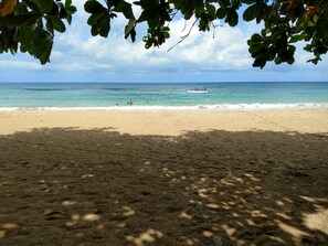 Vlak bij het strand, strandlakens