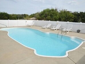 Pool - Playing Hooky Ocean/Sound Views! Pool/Hot tub Game rm PETS allowed 4x4 beach (Carova)