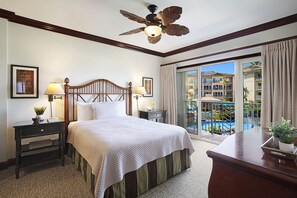 2 室のベッドルーム、デスク、アイロン / アイロン台、旅行用ベビーベッド