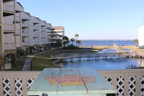 Enjoy stunning ocean views from the hotel's balconies, each featuring a unique lattice design.