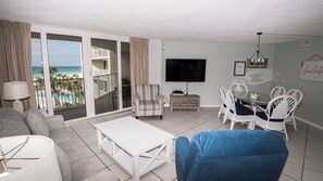 TV, DVD player, offices
