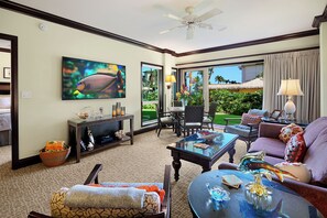 TV, streaming services - Waipouli Beach Resort Exquisite Grd Fr Pool View (Kapaa)