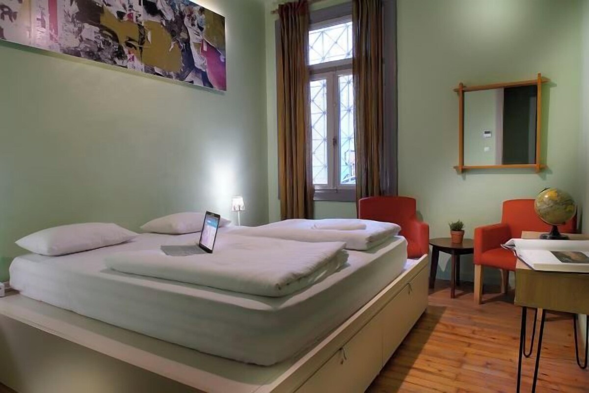 Iron/ironing board (on request), WiFi (free), bed sheets