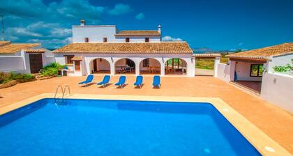 Finca Pere - im Berghang gelegen, mit atemberaubender Aussicht auf die Küste Benissa