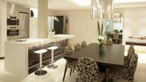 House, 2 Bedrooms, Ocean View | Private kitchen | Espresso maker, coffee/tea maker, full-size fridge, microwave - Echelon (Cape Town)