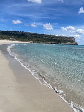On the beach