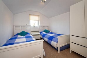 2 bedrooms, iron/ironing board, travel crib, free WiFi