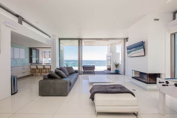 Classic Apartment, 1 Bedroom, Sea View | Living area | Flat-screen TV - 15 Views Penthouse - One Bedroom Apartment, Sleeps 2 (Cape Town)