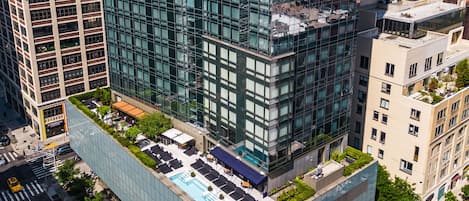 Rooftop pool