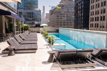 Outdoor pool at The Dominick
