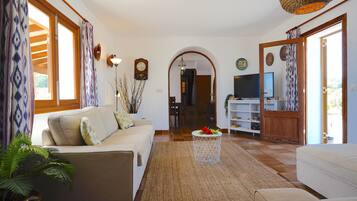 TV connectée, cheminée