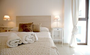 2 bedrooms, in-room safe, iron/ironing board, travel crib