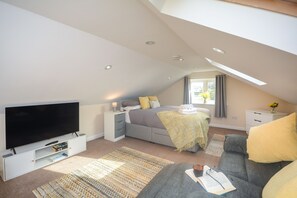 1 bedroom, iron/ironing board, bed sheets