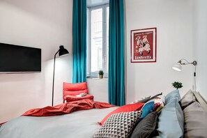 1 chambre, fer et planche à repasser, Wi-Fi gratuit, draps fournis