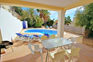 Pool - Canuta Mar 14- two story holiday home villa in Calpe (Calpe)
