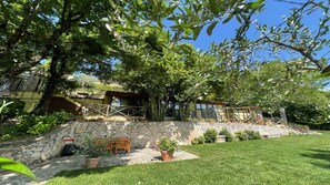 Property grounds - A two floor detached house with a patio/terrace & a large garden (Spoleto)