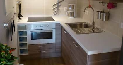 Apartment in Le Lavandou, completely renovated in June 2013, in gated community with guard