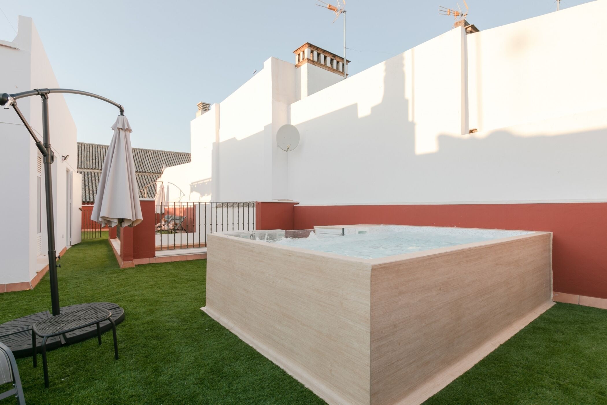 Spabad buiten