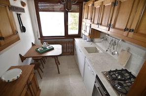 Fridge, oven, dishwasher, electric kettle