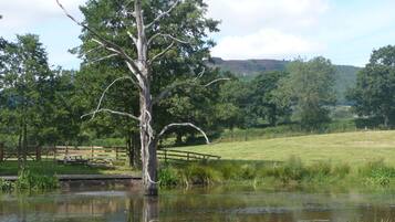 Blick von der Unterkunft