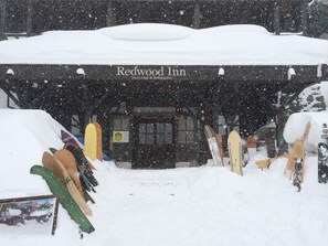 Voorkant van accommodatie