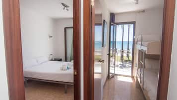 2 dormitorios, tabla de planchar con plancha, Internet y ropa de cama