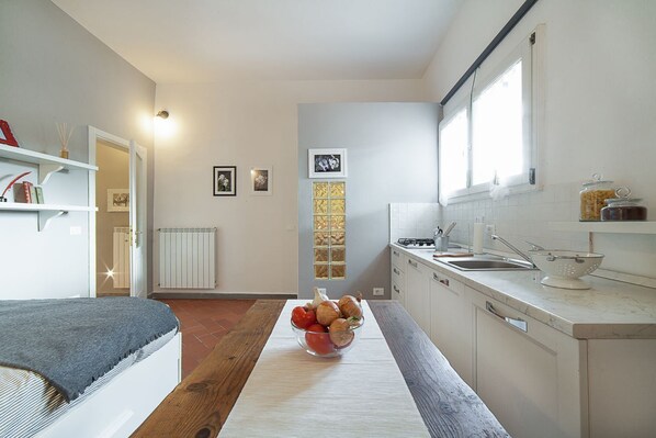 Iron/ironing board, WiFi, bed sheets - Studio in Oltrarno perfect for those traveling alone or in a couple. (Firenze)