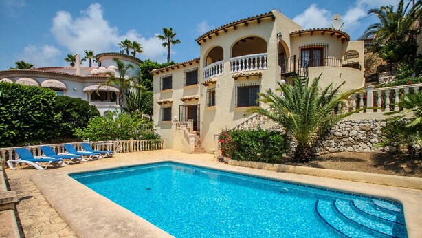 A pool with clear blue water, surrounded by a stone deck. - Kanky 6 - modern, well-equipped villa with private pool in Benissa coast (Benissa)
