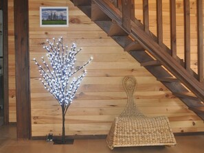 Interior - Wooden cottage for up to 12 people with pool (Villanueva de la Fuente)