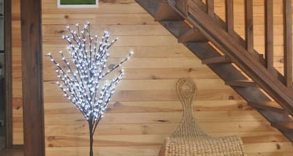 Wooden cottage for up to 12 people with pool