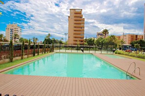 Pool - Agueda - sea view apartment in Calpe (Calpe)