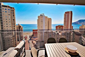 Outdoor dining - Agueda - sea view apartment in Calpe (Calpe)