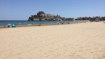 在海滩