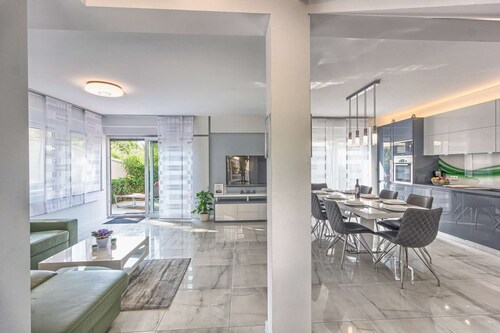 Villa Malinska - three bedroom villa close to beaches with a heated pool by MyWaycation