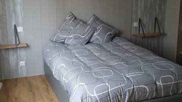 1 chambre, chambres insonorisées, fer et planche à repasser