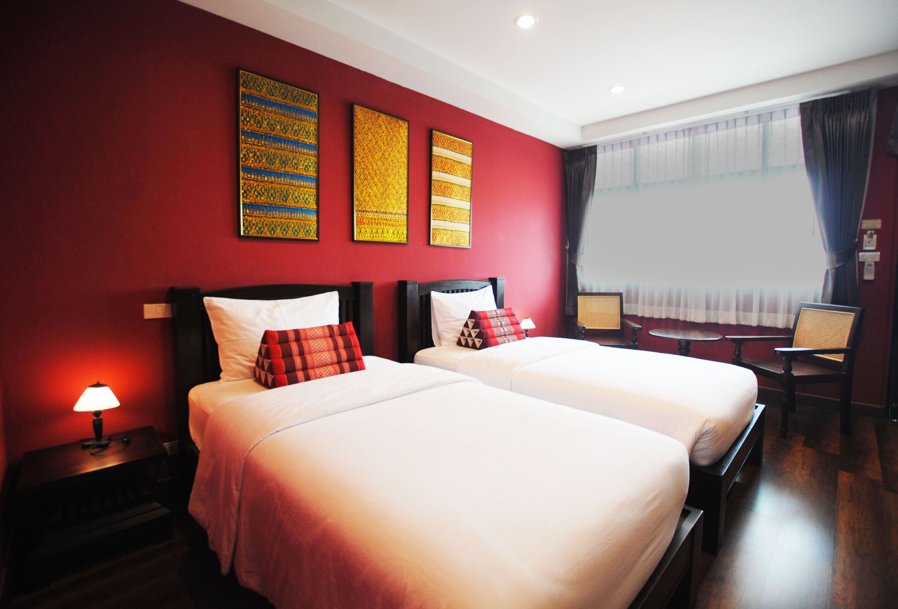 Minibar, in-room safe, individually decorated, desk