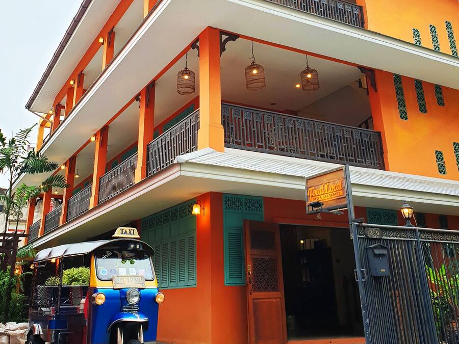 Fassade der Unterkunft