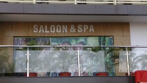 Voorkant van accommodatie